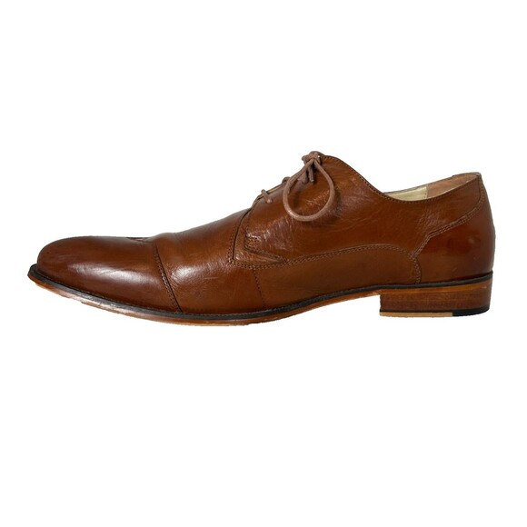 Stacy Adams Men\'s Brown Leather Oxfords  Size 14  Office Casual Church main image 4